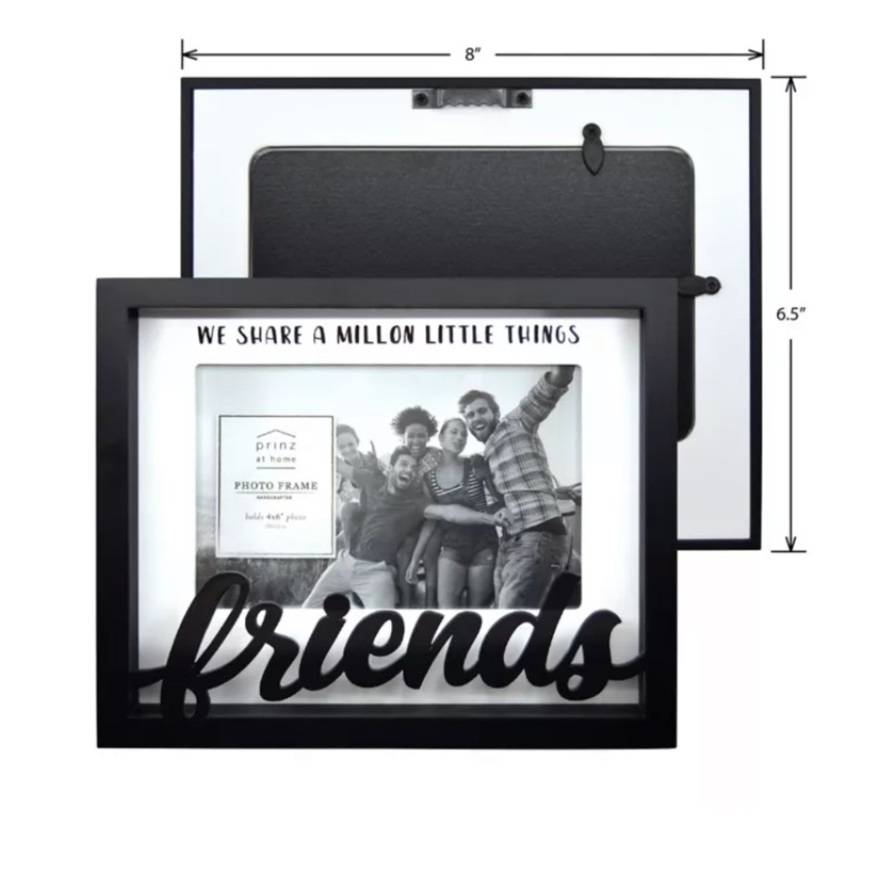 Set of 2 Photo 4x6 Black & White Frames - Picture 6 of 14